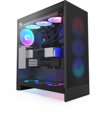 NZXT H7 Flow 2024 RGB Svart