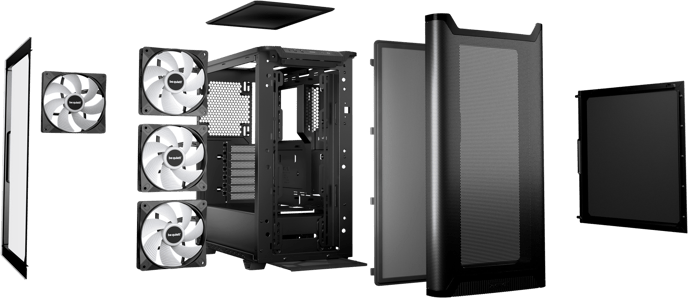 be quiet! Pure Base 501 LX Svart