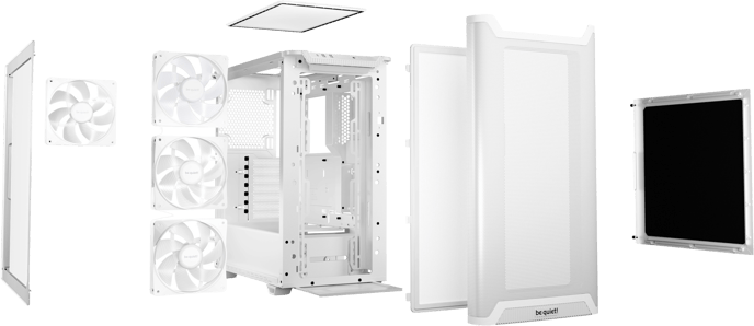 be quiet! Pure Base 501 LX Vit