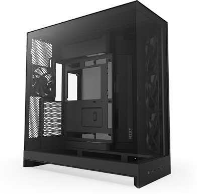 NZXT H9 Flow 2025 Svart
