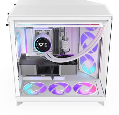 NZXT H9 Flow RGB 2025 Vit