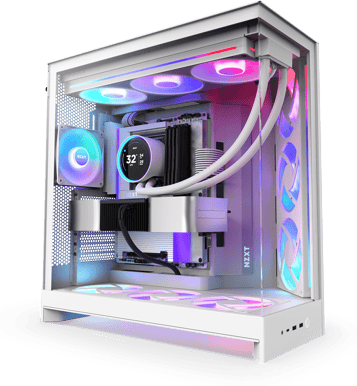 NZXT H9 Flow RGB+ 2025 Vit