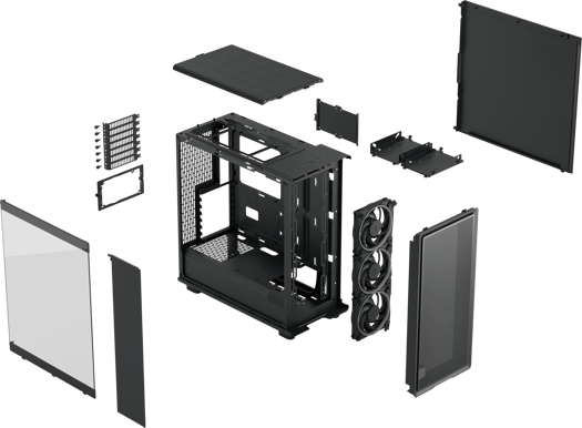 Fractal Design Epoch RGB Svart