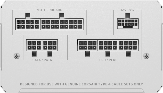 Corsair RM750e 2025 ATX 3.1 750W Vit