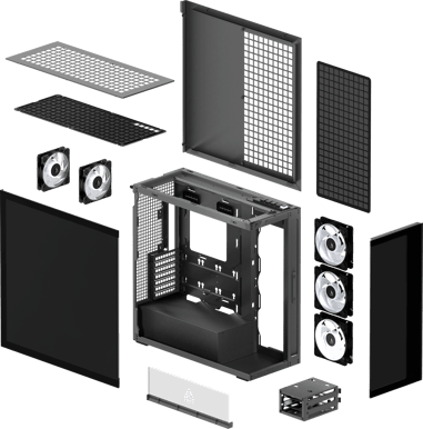 Arctic Xtender Mirror Svart