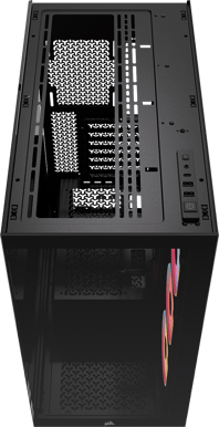 Corsair 3500X LX-R RGB iCUE LINK TG Svart