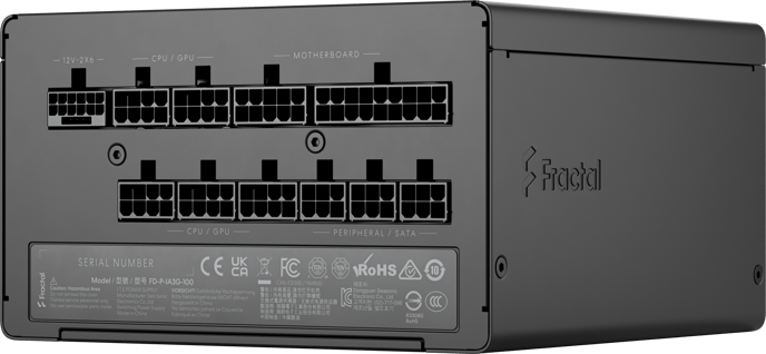Fractal Design Ion 3 1000W Svart