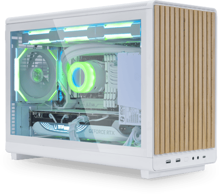Lian Li A3 mATX Vit Bok TG