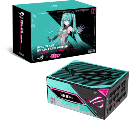 ASUS ROG Thor III 1200W ATX 3.1 Hatsune Miku Edition