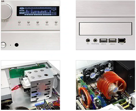 Zalman HD160 Plus, HTPC, Svart