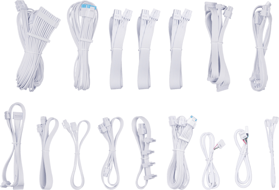 Lian Li Edge Gold 1200W Vit med USB-hub