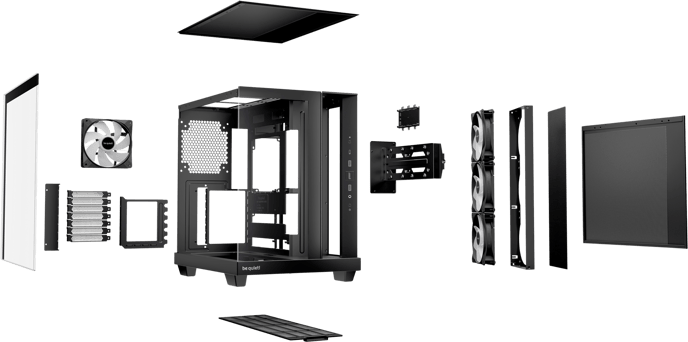 be quiet! Light Base 500 LX Svart