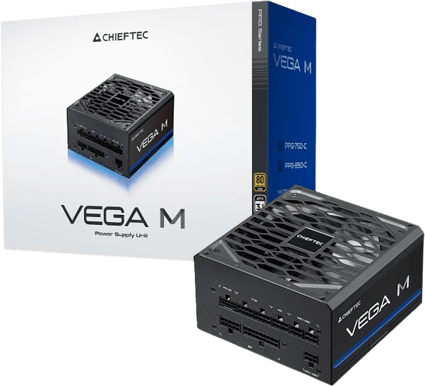 Chieftec Vega M 1000W ATX 3.1 Svart