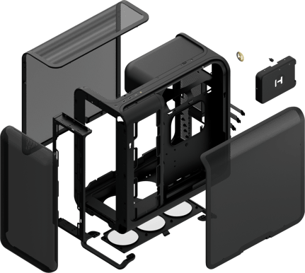 Hyte X50 Mesh Pitch Black