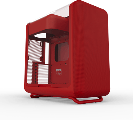 Hyte X50 Tempered Glass Wild Cherry/Red