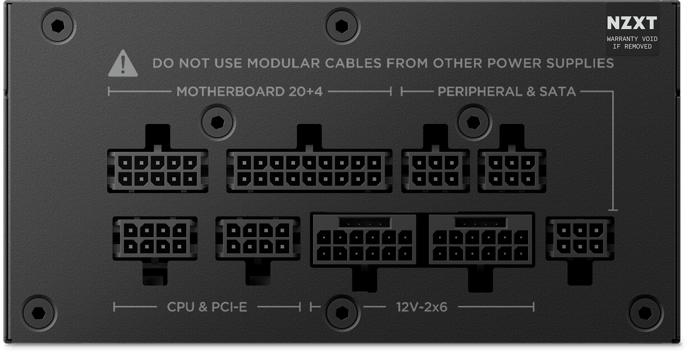 NZXT C850 850W SFX ATX 3.1 Svart
