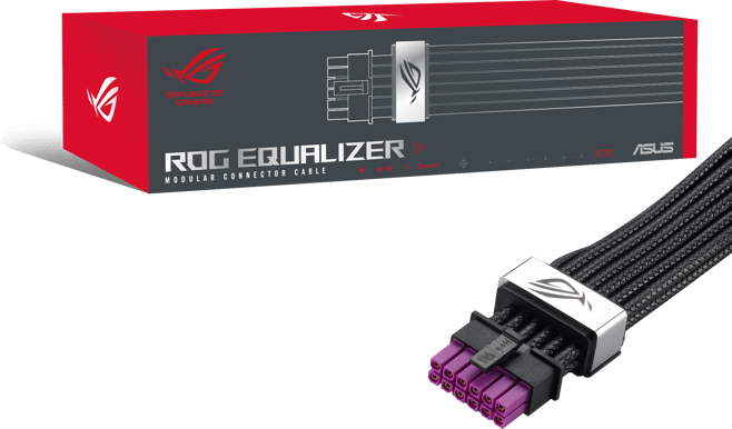 ASUS ROG Equalizer 12V-2x6 PCIe 5.1 ATX 3.1 Svart