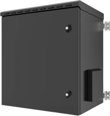 Lanview by Logon 19'' 12U Rack 600 x 450mm Wallmount IP55 Svart