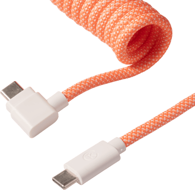 Keychron Coiled Aviator Cable 8K Rosa/Orange