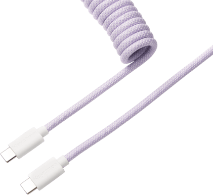 Keychron Coiled Aviator Cable 8K Rak Lila