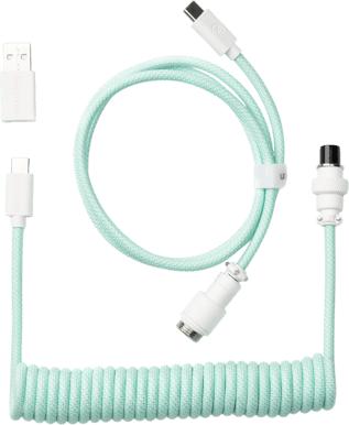 Keychron Coiled Aviator Cable 8K Rak Mint