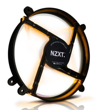 NZXT FS-200 200mm LED Orange