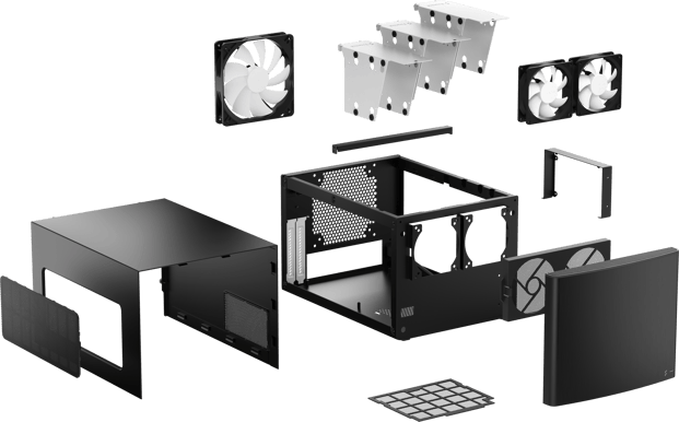 Fractal Design Node 304 Svart