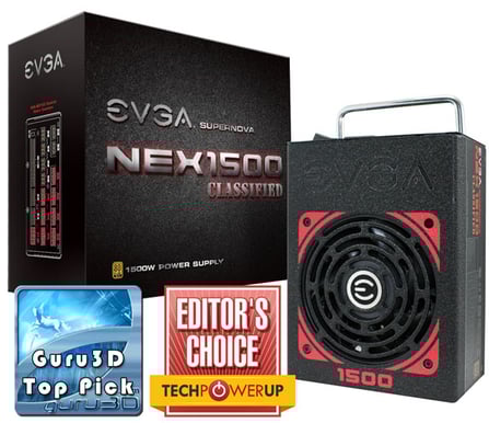 EVGA SuperNOVA NEX1500 1500W, 80+ Gold, Modulär