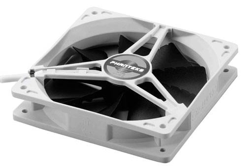 Phanteks PH-F120S-WT 120mm Svart/Vit