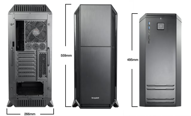 be quiet! Silent Base 800 Svart