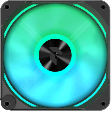 APNX FP2-120 A-RGB PWM 120mm Svart Normal och Reversed