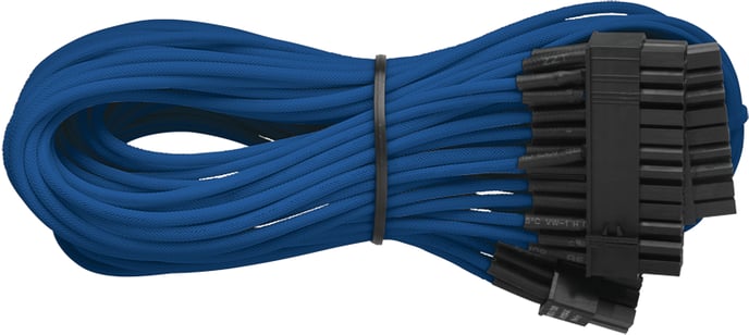Corsair AX850/750/650 sleeved cables, Blå