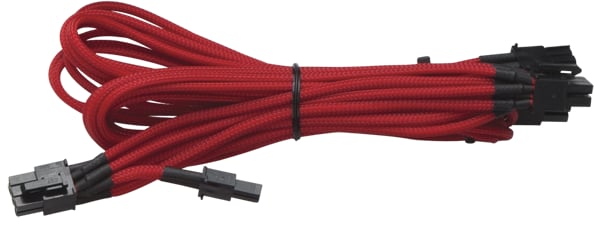 Corsair Sleeved cables, Röd