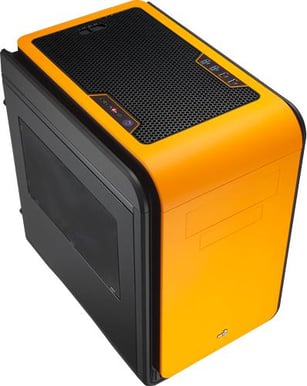 Aerocool DS Cube, Orange, fönstersida