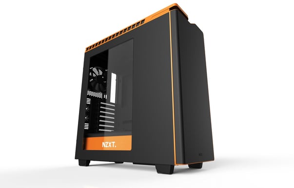 NZXT H440W Silent Ultra Svart/Orange