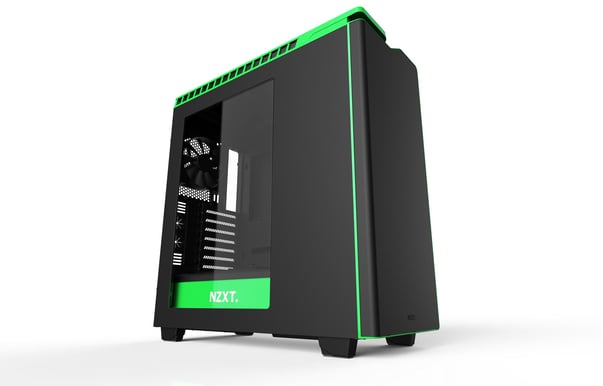 NZXT H440W Silent Ultra Svart/Grön