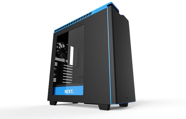 NZXT H440W Silent Ultra Svart/Blå