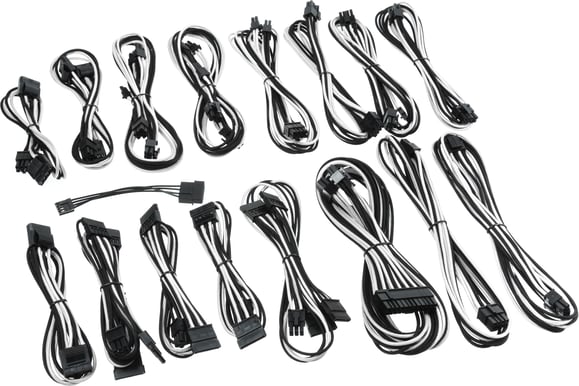CableMod Corsair-Series AXi/HXi/RM -Svart/Vit