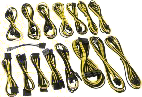 CableMod EVGA-Series G2/P2 -Svart/Gul