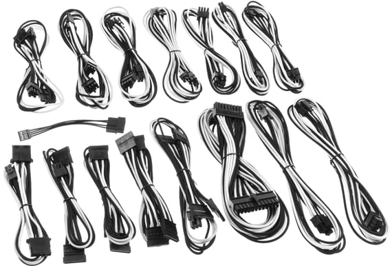 CableMod EVGA-Series G2/P2 -Svart/Vit
