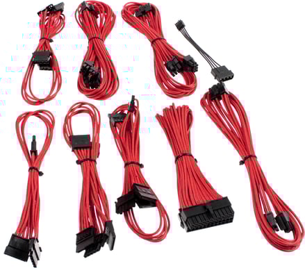 CableMod beQuiet-Series Straight Power -Röd