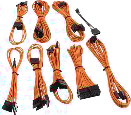 CableMod beQuiet-Series Straight Power -Orange