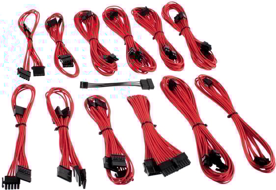 CableMod beQuiet-Series Dark Power Pro -Röd