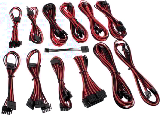CableMod beQuiet-Series Dark Power Pro -Svart/Röd