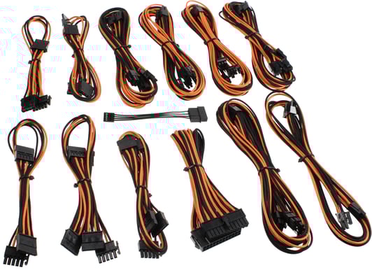CableMod beQuiet-Series Dark Power Pro -Svart/Orange