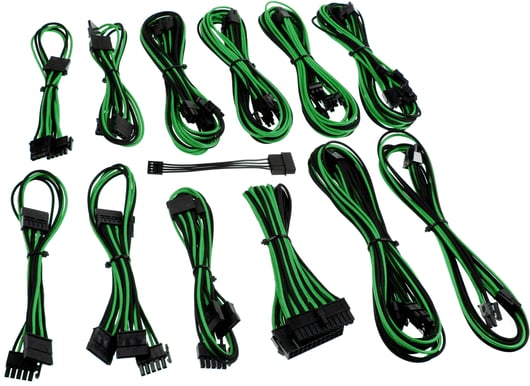 CableMod beQuiet-Series Dark Power Pro -Svart/Grön
