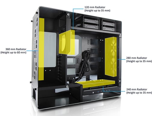 InWin 909 Svart