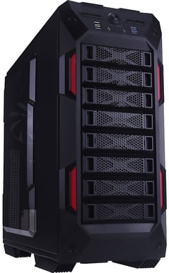 InWin GR One Svart/Röd