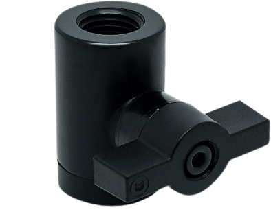 EK-AF Ball valve (10mm) G1/4 -Svart