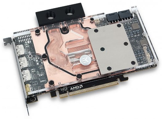 Block, EK-FC R9 Fury X -Copper+Plexi